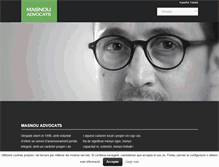 Tablet Screenshot of masnouadvocats.com